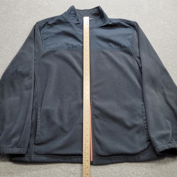 Vintage Starter Black Windbreaker Men's Size XL Solid Nylon Jacket - Picture 4 of 5